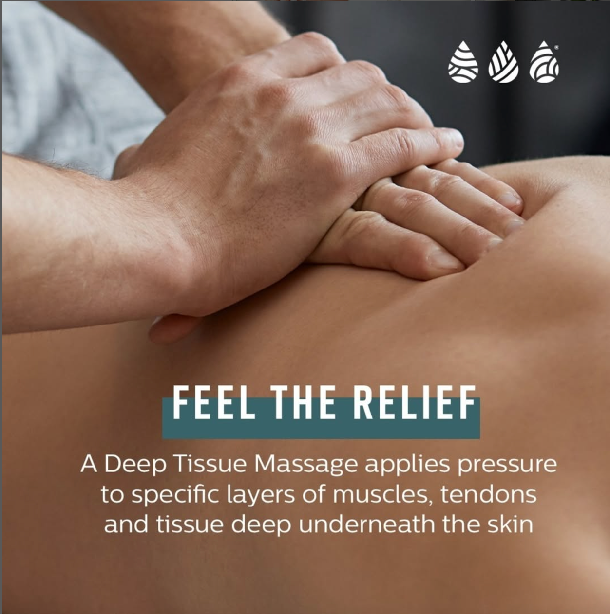 Three-pack of 1-hour massage session gift card