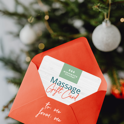 1-hour Massage Session Holiday Gift Card - BOGO 50% Off